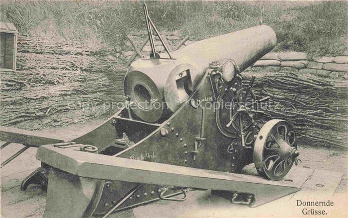 Militaria Geschuetze Donnernde Gruesse