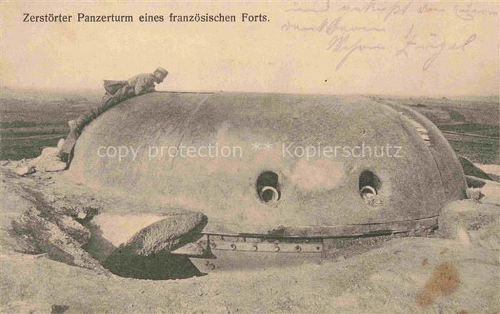 Militaria Geschuetze Panzerturm Franzoesisches Forst