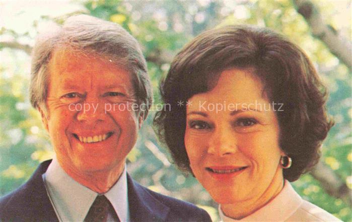 CARTER Jimmy (1924-2024) President Politik USA Praesident First Lady Rosalynn