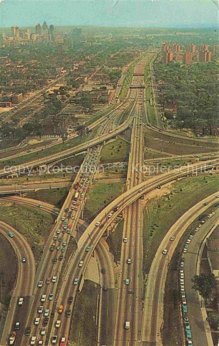 Autobahn Autostrada Autoroute Highway Detroit Michigan