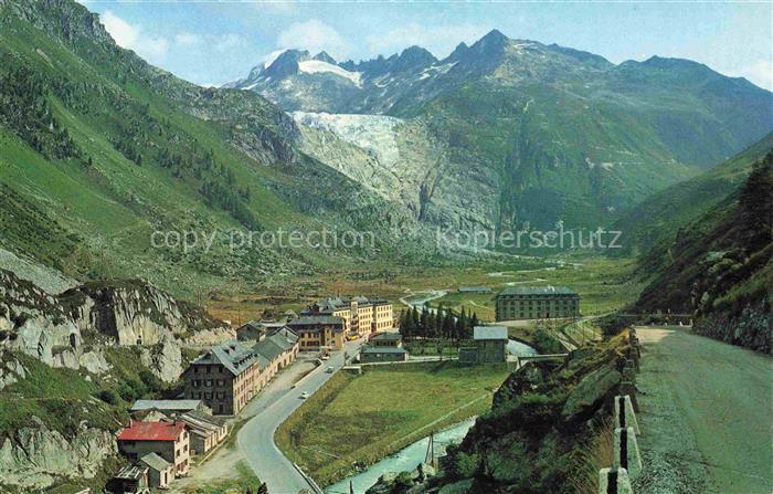 Gletscher Glacier Glaciar Ghiacciaio-- Rhonegletscher Galenstock