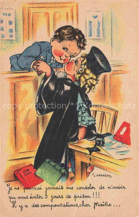 Gericht Court Tribunal Justiz-- Kinder Humor Gougeon