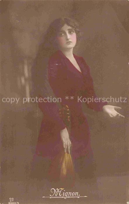 MIGNON Maedchen Goethe G.G.C.T. Nr. 3003/4