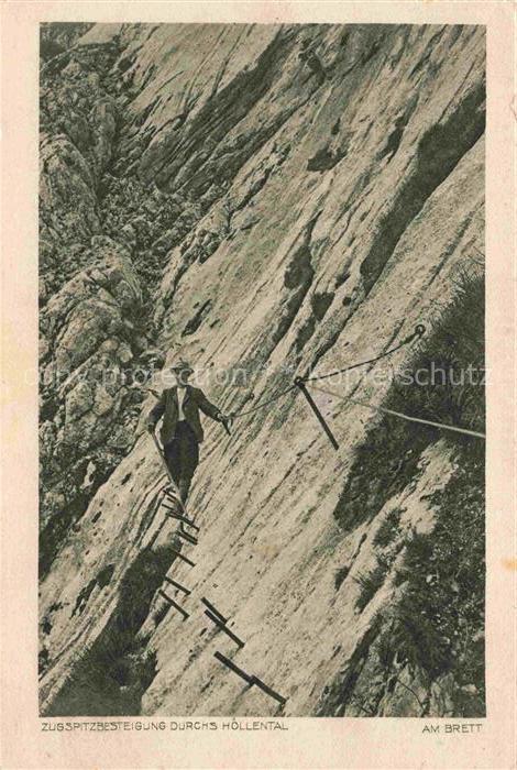 Bergsteigen Klettern Mountaineering Alpinisme Alpinismo-- Zugspitzbesteigung Dur