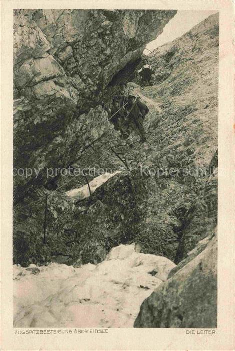 Bergsteigen Klettern Mountaineering Alpinisme Alpinismo-- Zugspitzbesteigung ueb