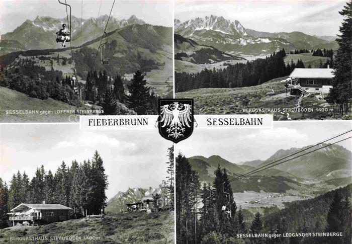 Sessellift Chairlift Telesiege Frieberbrunn Berghaus