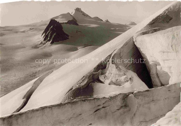 Gletscher Glacier Glaciar Ghiacciaio-- Spalten Schalgletscher Hochwilde oetztal