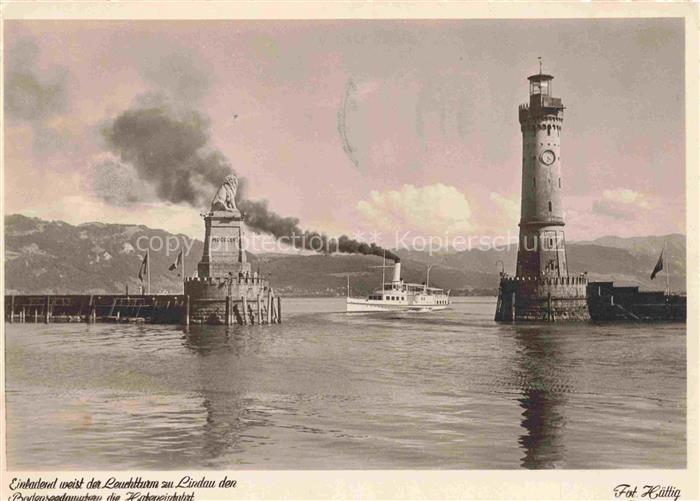 Leuchtturm Lighthouse Faro Phare-- Foto Kaettig Lindau Bodensee