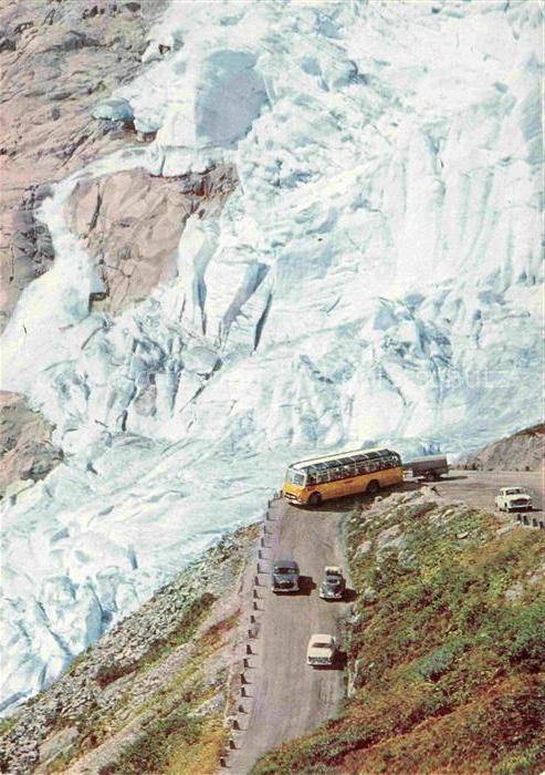 Postbus Postauto Omnibus Rhone Gletscher