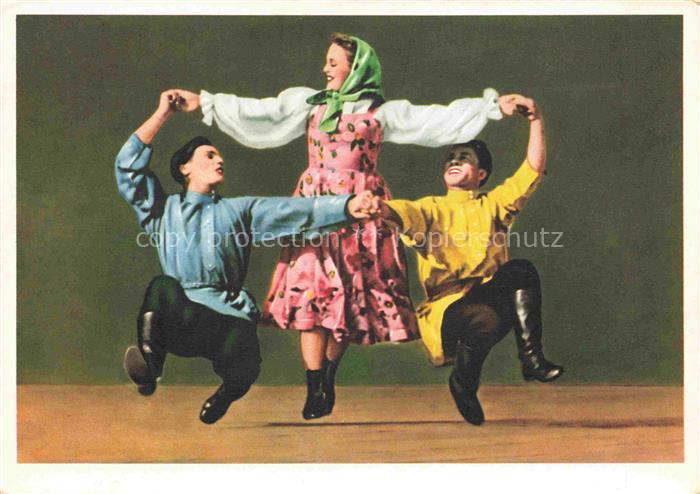 Tanz Taenzer Dance Baile-- Russischer Volkstanz Troika