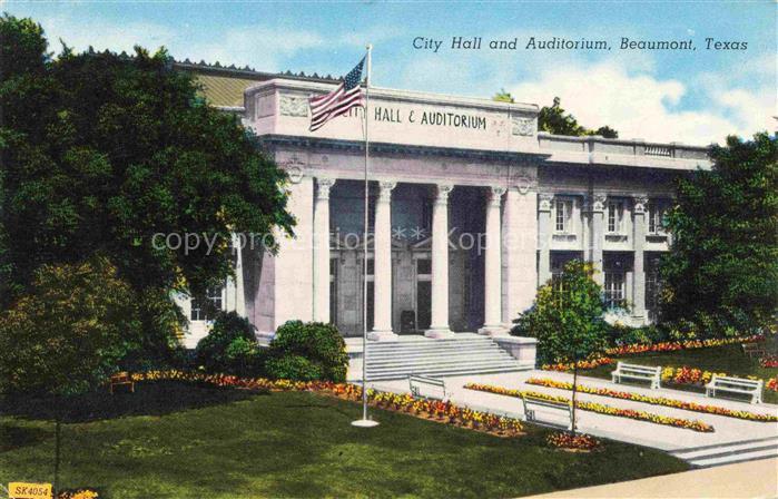Beaumont Texas USA City Hall and Auditorium
