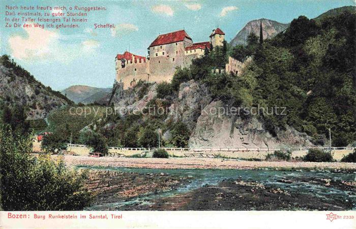 Bozen  BOLZANO Suedtirol IT Burg Runkelstein im Sarntal
