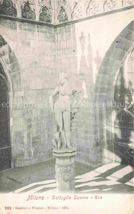 MILANO Mailand IT Dettaglio Duomo Eva Statue
