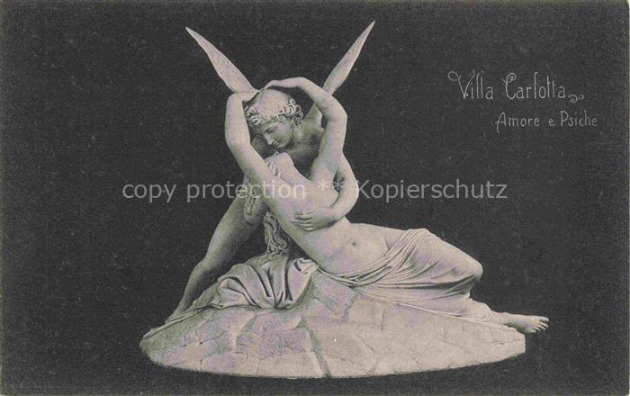 Cadenabbia Griante Lago di Como Lombardia IT Villa Carlotta Amore e Psiche Statu