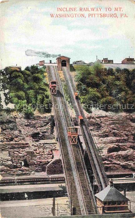 PITTSBURGH  Pennsylvania USA Incline Railway to Mount Washington
