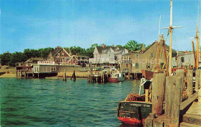 Cape Cod Massachusetts USA Waterfront at Woods Hole
