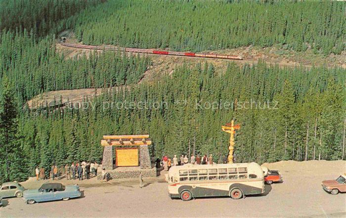 Yoho National Park Field Hill British Columbia Canada Famous Spiral Tunnels C.P.