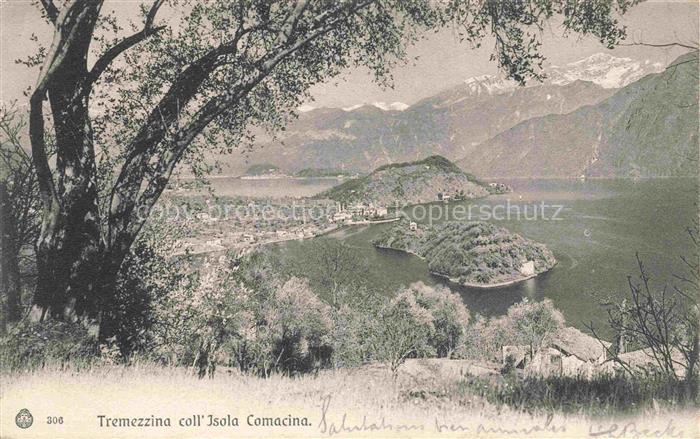 Tremezzina COMO Lago di Como Lombardia IT Panorama Isola Comacina