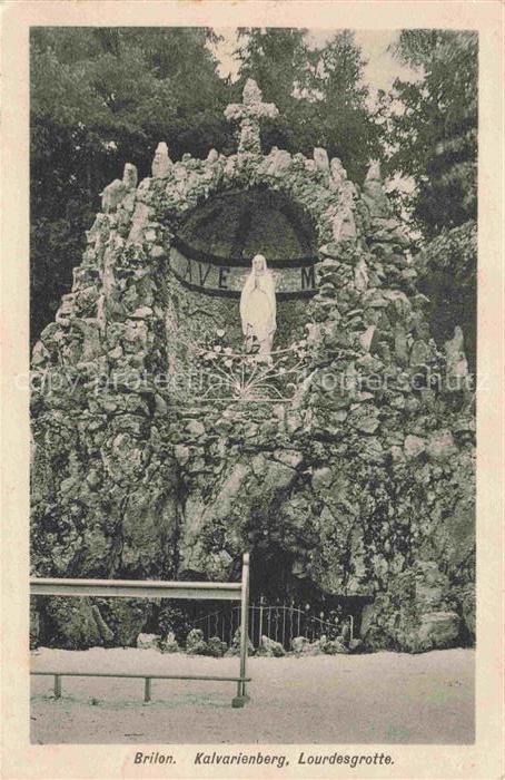 Brilon Hochsauerlandkreis NRW Kalvarienberg Lourdesgrotte