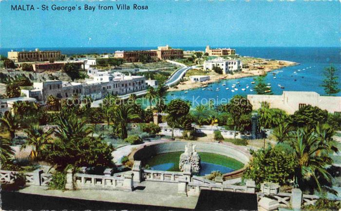 MALTA  Insel St. George's Bay from Villa Rosa