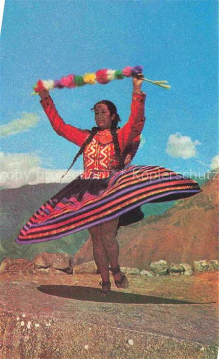 Cuzco Peru Bailarina indigena