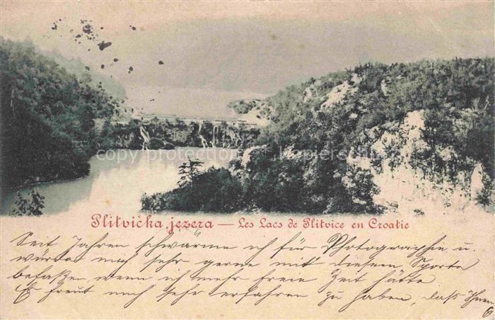 Plitvicka Jezera Croatia Vue panoramique des lacs