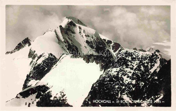 Hochgall 3435m Hohe Tauern Hohentauern Steiermark AT Gebirgspanorama Blick von d