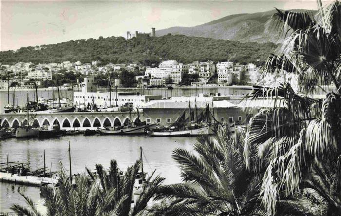 Palma de Mallorca ES Vista parcial del puerto desde la Lonja