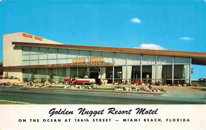 Miami Beach Florida USA Golden Nugget Resort Motel