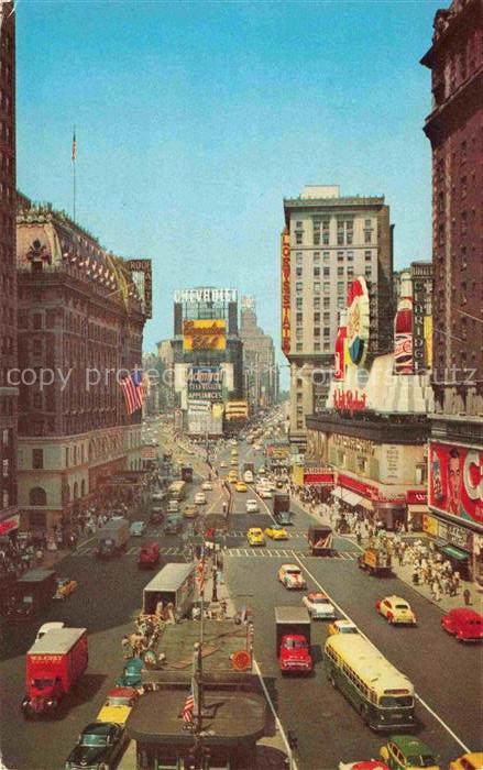 NEW YORK City USA Times Square the crossroads of the world