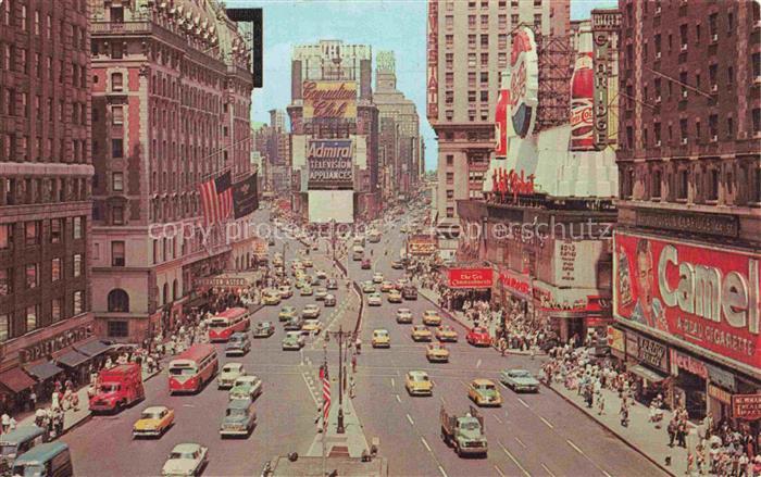 NEW YORK City USA Times Square the crossroads of the world