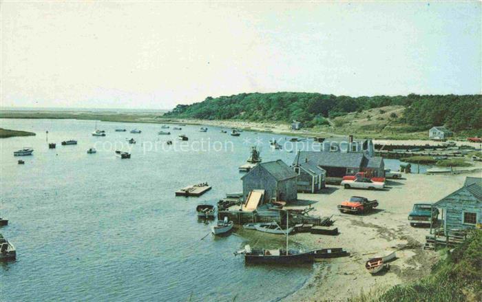 Cape Cod Massachusetts USA Fishing shacks on Oyster River