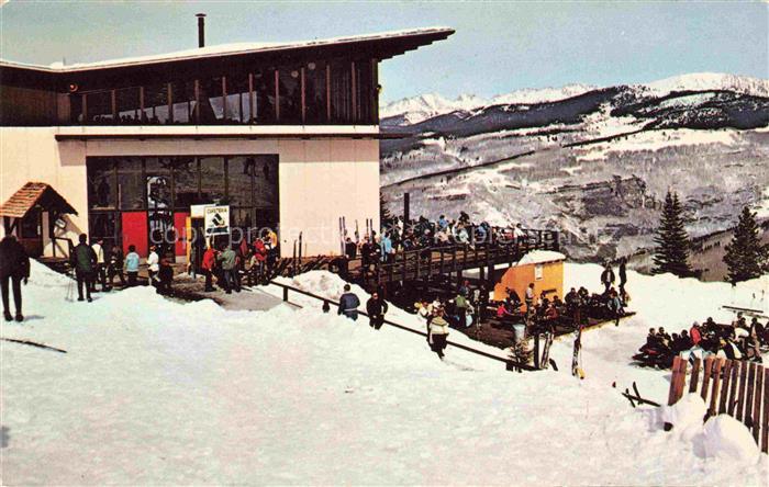 Vail Colorado USA Mid-Vail Restaurant on Vail Mountain in wintertime