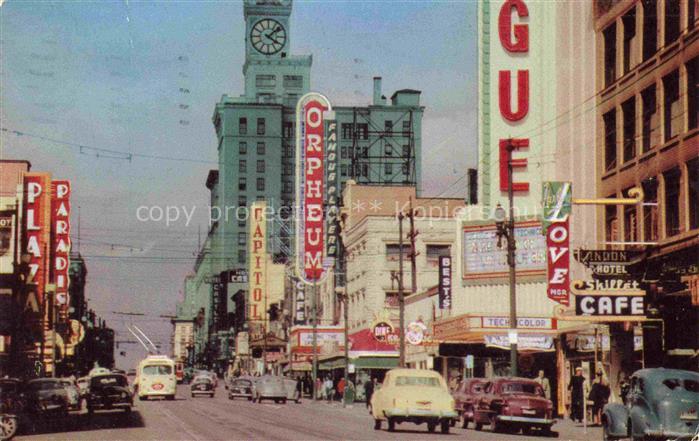 VANCOUVER BC Canada Granville Street
