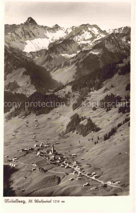 Mittelberg Vorarlberg AT Panorama Kleinwalsertal Alpen