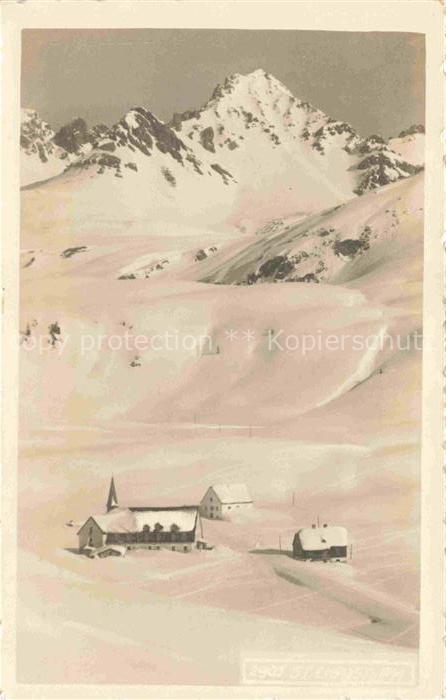 St Christoph Arlberg St Christof Tirol AT Winterpanorama Wintersportplatz Alpen