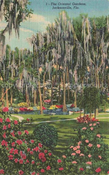 Jacksonville Florida USA Oriental Gardens on San Jose Boulevard
