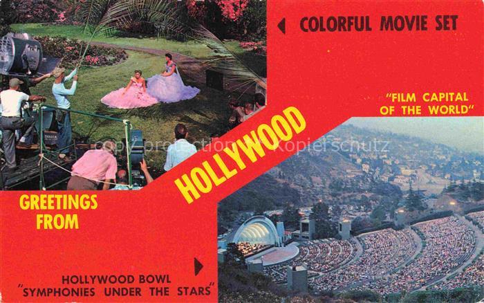 HOLLYWOOD  Los Angeles California USA Making movies World's largest natural amph