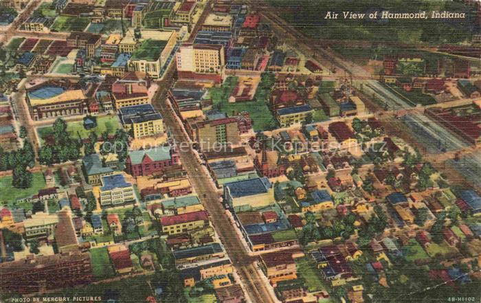Hammond Indiana USA Air view
