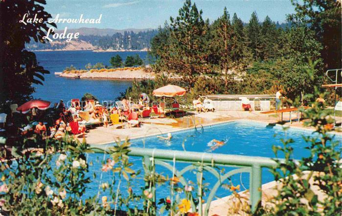 Lake Arrowhead California USA The Lodge Terrace Swimming Pool