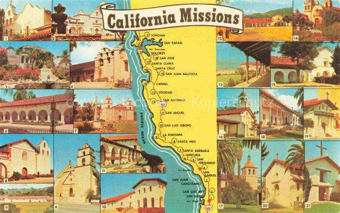 SAN DIEGO California USA Historic El Camino Real The King's Highway California M
