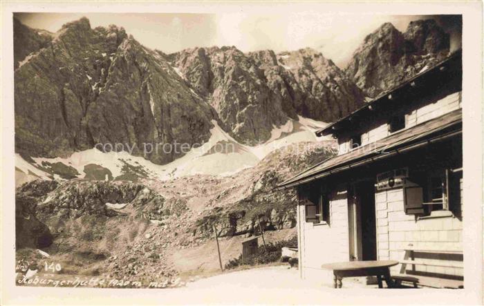 Koburgerhuette Coburgerhuette 1920m Mieminger Plateau Tirol AT Berghaus Gebirgsp
