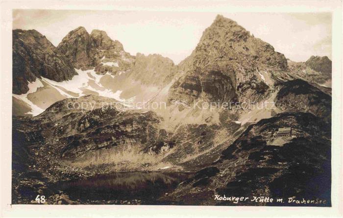 Koburgerhuette Coburgerhuette 1920m Mieminger Plateau Tirol AT Seebensee Berghau
