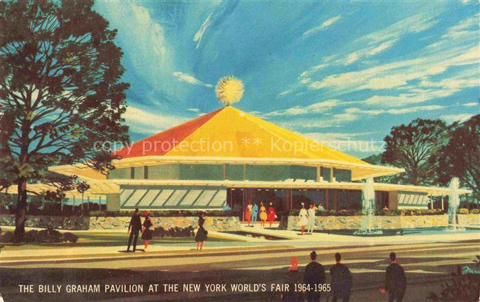 NEW YORK City USA The Billy Graham Pavilion at the New York World's Fair Illustr