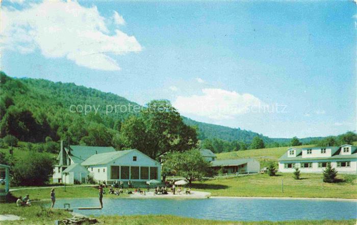 Downsville Delaware USA Roundup Ranch Cocktail Lounge Swimming Pool