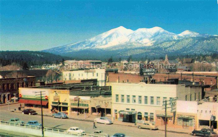 Flagstaff Arizona USA Partial view Hotel Mountains
