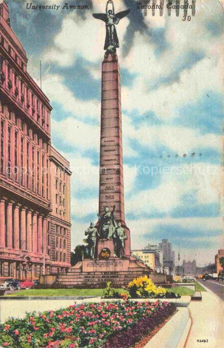 TORONTO Ontario Canada University Avenue Monument