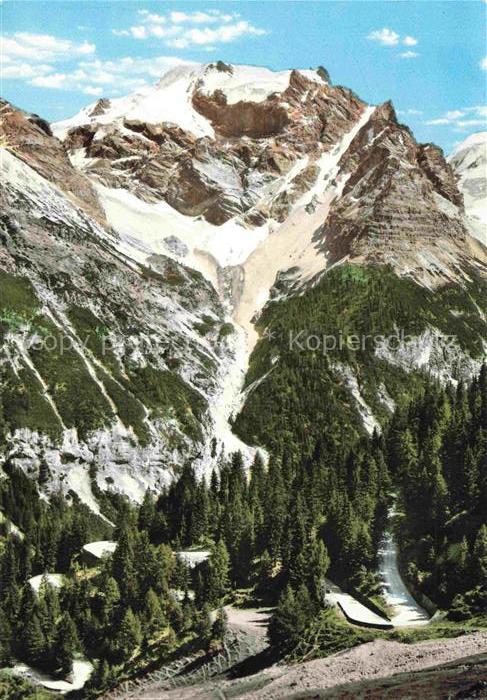 Stilfserjoch 2750m Passo dello Stelvio IT Stilfserjochstrasse mit Ortler
