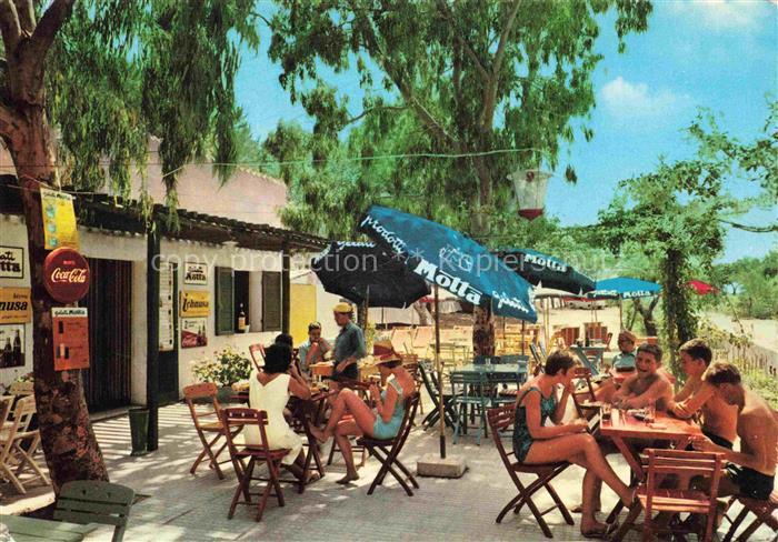 Alghero Sardegna IT Camping Mariposa Gaststaette Terrasse