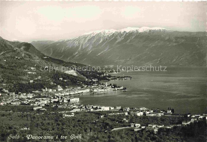 SALO Lago di Garda IT Panorama i tre Golfi